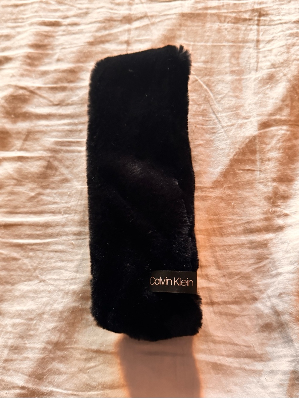 Calvin Klein faux fur headband